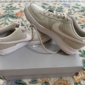 Nike Air Force 1 Sneakers - Cream- Gently Used. Worn approximately 5 times.